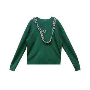 LRS - Chained Knit Sweater - AW21 - Green